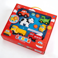 Boîte d'expédition postale mensuelle en carton ondulé pour jouets d'enfants, impression couleur personnalisée