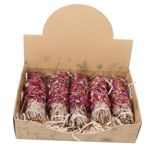 Varitas de salvia blanca de California para aromaterapia natural y yoga, personalizadas de fábrica, 56H, gran venta. - Product Image 3