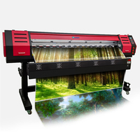 Impresora Eco-Solvente de Formato Grande de 1.8m con Cabezales Epson XP600 I3200, Plotter Automático de Rollo a Rollo para Vinilo y Pancartas Flexibles