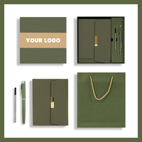 Boîte Cadeau Vente en Gros Personnalisé Simple Petit Bloc-Notes Poche Business Notebook Stylo Inséré Portable Notebook