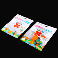 Sacs à fermeture éclair en mylar recyclable thermoscellable en gros - Emballage refermable avec fenêtre transparente pour produits jouets