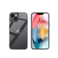 Étui de téléphone en verre transparent Ultra fin 9H de haute qualité pour IPhone 14 étui de luxe antichoc anti-rayures pour IPhone 12 13