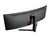 Moniteur de jeu incurvé LCD 4K 44,5 pouces 5 ms 240 Hz avec écran PC anti-lumière bleue et support réglable en hauteur et rotatif