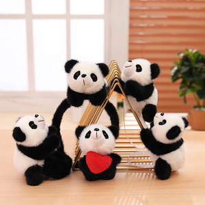 Peluche <span class=keywords><strong>Panda</strong></span> Carino da Appendere al Collo, Imbottitura in Cotone PP, 31-50cm, <span class=keywords><strong>Panda</strong></span> Bianco e Nero, Ciondolo, Cerchietto per Capelli, Bambola di Pezza per Bambini - Product Image 1