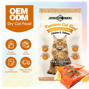 Nourriture sèche pour chats à haute teneur en protéines, poulet et saumon, faible en gras, avec <span class=keywords><strong>des</strong></span> <span class=keywords><strong>bienfaits</strong></span> pour la santé digestive, pour toutes <span class=keywords><strong>les</strong></span> étapes de vie - Product Image 1
