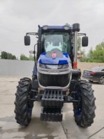 Tracteur agricole de qualité et économique, équipement agricole, moteur diesel Yto 70 CV, fabriqué en Chine, avec cabine climatisée.
