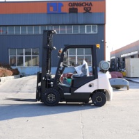 Forklift QINGCHA 2 Ton 3 Ton 3.5 Ton 4 Ton LPG dengan Penjepit Gulungan Kertas
