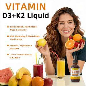 OEM Organik <span class=keywords><strong>Vitamin</strong></span> D3 K2 <span class=keywords><strong>Vitamin</strong></span> Damlaları Omega 3 <span class=keywords><strong>Vitamin</strong></span> D3 Sıvı Daha Hızlı Emilim ve Bağışıklık Desteği İçin - Product Image 3