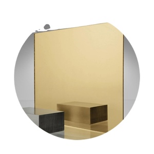 Golden Colour <b>Silver</b> Coating <b>Mirror</b> Glass Made of Very Good Quality Float Glass - Product Image 1
