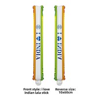 J'aime l'Inde Indien Ballon Décorations Bandeaux Cheer Stick Bracelet Drapeau Indien Ballons Ballons Gonflables