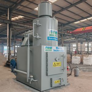 Incinérateur industriel à double chambre 20kg-500kg pour ordures/plastique/pneu-Incinérateur de déchets à économie d'énergie - Product Image 6