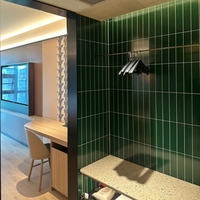 Panel de Pared Interior de PVC con Cristal de Carbono de 12 mm, Revestimiento Decorativo Impermeable de WPC, Panel Ignífugo para Construcción