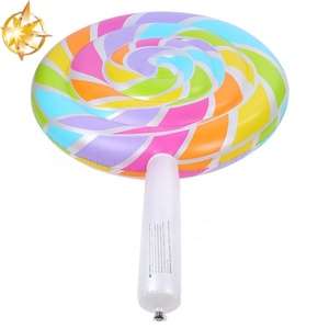 Mùa hè Đảng Inflatable thoải mái Lollipop bãi biển hồ bơi bè thoát nước giường - Product Image 1