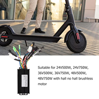 Contrôleur de vélo électrique 24V 36V 48V 500W 750W 26A à onde sinusoïdale ou carrée sans capteur Hall pour trottinette électrique