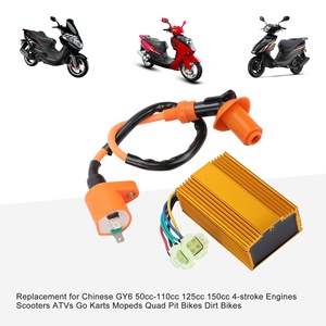 Goofit AC cuộn dây đánh lửa với 6 pin Racing <span class=keywords><strong>CDI</strong></span> hộp thay thế cho GY6 50cc 125cc 150cc Trung Quốc hiệu suất cao Racing Scooter - Product Image 4