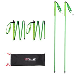 Bâton de randonnée et de <span class=keywords><strong>trail</strong></span> running ultraléger et compact OKHEALING en <span class=keywords><strong>carbone</strong></span> avec poignée en EVA, léger - Product Image 1