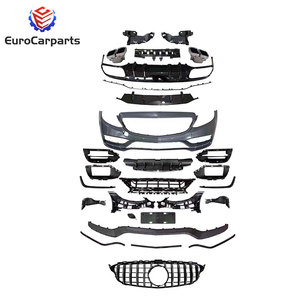 2014-19y classe C 2 porte W205 vecchio aggiornamento per auto al nuovo C63 C43 <span class=keywords><strong>coupe</strong></span> sport car body kit parti del corpo auto griglia paraurti anteriore - Product Image 6