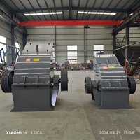 Concasseur à marteaux en acier portable haute capacité avec moteur diesel pour applications minières, carrières, calcaire et industrie de la construction