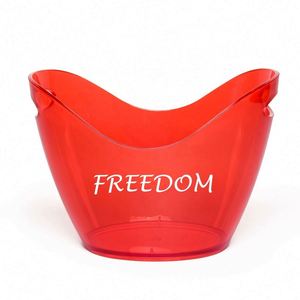 Good Quality <b>Plastic</b> Acrylic Customized Bar Ktv Champagne Beer Ice <b>Bucket</b> - Product Image 2