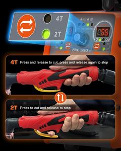 Mesin Pemotong Plasma FEIFANKE 55A Tegangan Ganda 110V/220V Frekuensi Tinggi <span class=keywords><strong>Pilot</strong></span> ARC Non-Touch <span class=keywords><strong>3</strong></span>/4 inci Potongan Maksimum 1/2 inci Potongan Bersih 2T/4T Post Flow - Product Image 5