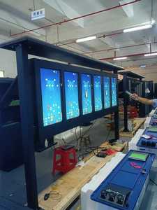 Ngoài trời hai mặt kỹ thuật số biển 55/75/98 inch cột Trần núi không thấm nước & UV kháng LCD hiển thị - Product Image 4