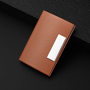 All'ingrosso Custom Logo Design in pelle in lega di alluminio in metallo biglietto da visita e <span class=keywords><strong>porta</strong></span> <span class=keywords><strong>Note</strong></span> - Product Image 4