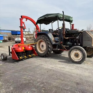 Cosechadora de forraje de maíz y paja, montada trasera y lateralmente en tractor, para ensilaje - Product Image 6