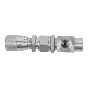 Yuzhou <b>Machinery</b> Stainless Steel Needle Valve Right Angle 0-1 Mpa High Pressure Vacuum <b>Micro</b> Adjustment Control Valve - Product Image 1