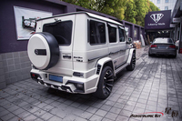 Nouveau kit carrosserie avec spoiler de pare-chocs et capot pour Mercedes Classe G W463 G500 G350, clips inclus