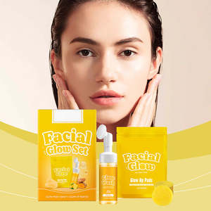 Glow Wash Curcuma Nettoyant pour le visage avec brosse Curcuma Moussant Nettoyant pour le visage pour toutes les peaux en profondeur avec brosse 3.38 FlOz - Product Image 6