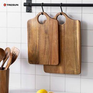 Tabla de Cortar de Madera para Carne, Frutas y Verduras, Tabla de Servir de Madera de una Sola Pieza para Cocina, Comedor y Despensa - Product Image 3