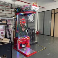 MAKER Machine d'arcade de boxe et de kickboxing robuste à monnayeur, jeu de test de force, pour zone de divertissement