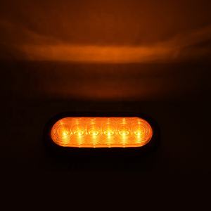 12-80v 6 "קרוון הוביל הסגלגל LED אורות הבלם משאית אוטובוס הפנייה לעצור אורות הבלם 10 דיודה להפוך אור חיצוני + גומי - Product Image 5