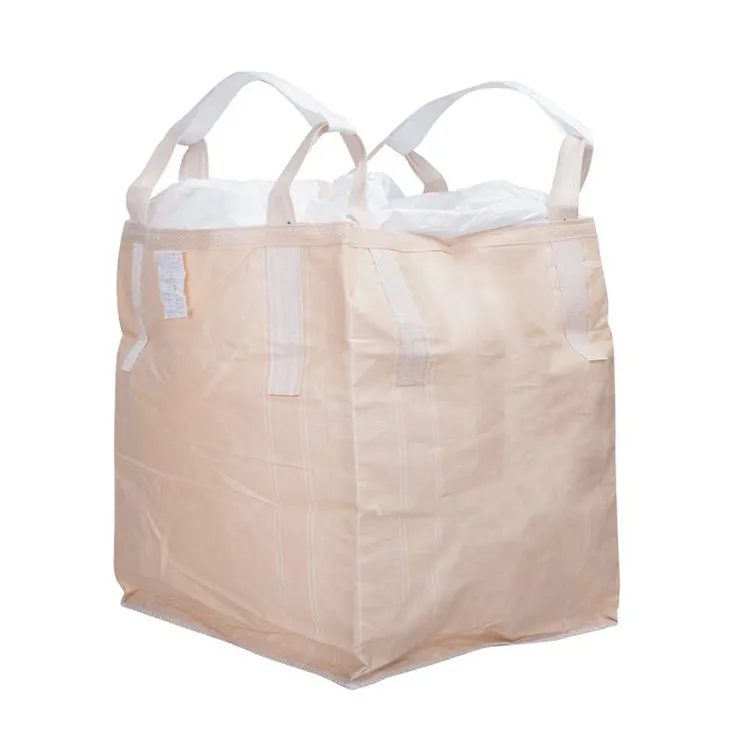 शक्ति ट्यूबलर 1m3 जापानी Polypropylene कपड़े सुपर जंबो बैग कंटेनर बड़ा बैग पैकिंग के लिए कचरा