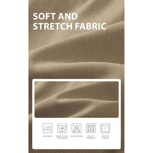 2025 pantalones cortos Cargo elásticos con cordón informal para hombre, multibolsillos, ajuste relajado clásico, logotipo cómodo, pantalones cortos de verano de 5 pulgadas - Product Image 6