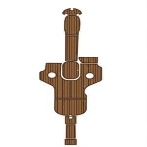 Suelo de EVA tipo teca para yates y embarcaciones, modelo Four Winns Horizon 260 de 2010, moderno, de gran venta, fácil instalación con sistema de clic para uso en exteriores. - Product Image 3