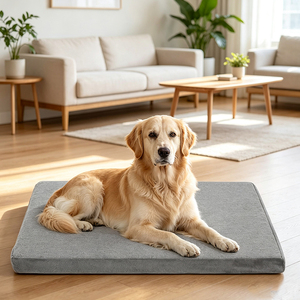 Pet Dog <b>Cat</b> Bed Canvas Material Waterproof Liner Machine Washable Small Large Sizes Cool Warm Mattress - Product Image 5