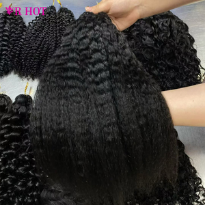 Extensions de <span class=keywords><strong>cheveux</strong></span> humains 100% naturels bruts, sans nœuds, pré-séparées, pour tressage, styles Deep Wave, Water Wave, Feather Crochet et Feather Line - Product Image 2