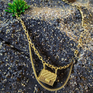 Listo para Enviar: Bolsos de Hombro y Mano para Mujer 2024 de Moda Boutique Nacional con Correa Única y Forro de Poliéster, con Cadenas Mini para la Cintura - Product Image 3