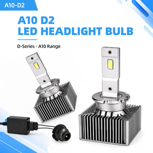 A10 D2 70W หลอดไฟหน้า LED ความสว่างสูง 6000K แสงสีขาวยูนิเวอร์แซลฟิต รีโทรฟิต 12V อัพเกรดไฟหน้ารถ - Product Image 1