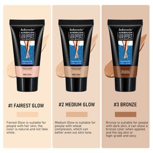 Correcteur de Maquillage pour Jambes <span class=keywords><strong>3</strong></span> Couleurs Lakerain – Imperméable, Longue Tenue, Unifie le Teint, Crème Corporelle Fond de Teint Cosmétique pour Jambes Noircies - Product Image 4
