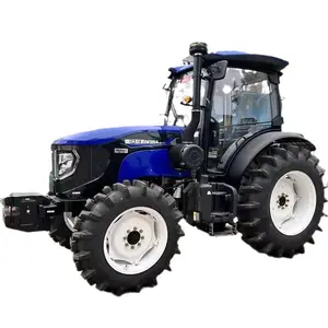 90HP Tractores agrícolas para maquinaria agrícola Fabricante Rueda Tractor 4WD