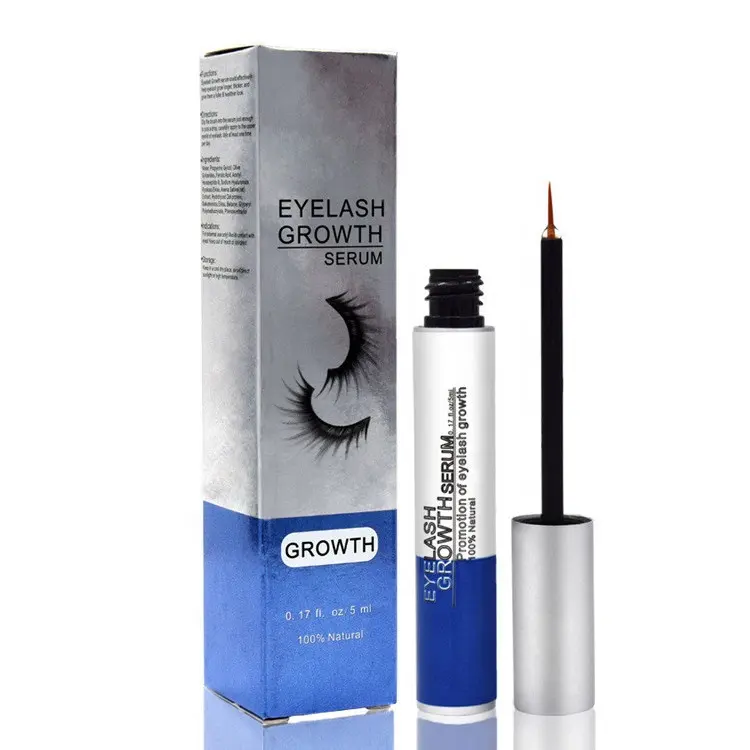 private label 100% organic growing enhancing eye lash eyelash growth serum