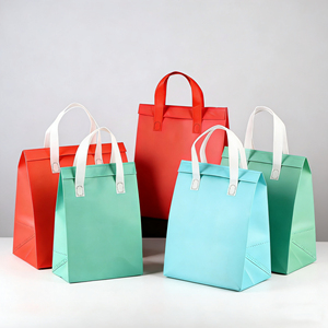 Sac isotherme pour le déjeuner, personnalisé avec logo, promotionnel, réutilisable, en non-tissé, pour aliments, vente en gros - Product Image 5
