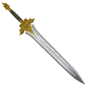 Espada de Lordaeron de <span class=keywords><strong>World</strong></span> of <span class=keywords><strong>Warcraft</strong></span>, accesorio de Cosplay, espada de juguete de espuma de PU de 105cm para exhibición o Cosplay, Material plástico - Product Image 1