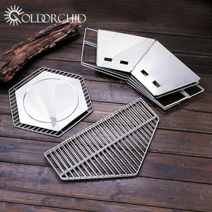 เตาฟืนสำหรับแคมป์ปิ้งก<span class=keywords><strong>ลา</strong></span>งแจ้งพับได้,เตาตั้งแคมป์ทำจากไม้มีความเสถียรเชื่อถือได้ - Product Image 3