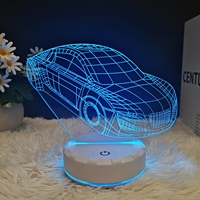 Projecteur Océan Anime Gamer Mini, Veilleuse Holographique à Effet Visuel 3D Dimmable, Veilleuse Anime LED