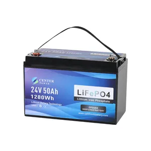 Solar Marine 12V 24 Volt 50ah 24 V Pin Lithium Với BMS