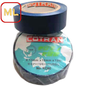 Rouleau géant électrique en pvc, retardateur de flamme haute tension, conditionnement kc60 0.13mm x 19mm x 10m, ruban isolant kc60 - Product Image 4