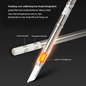 75W Trạm Hàn điện T12 oxy-miễn phí đồng hàn sắt tip trượt trong kết nối 12V Hàn <span class=keywords><strong>bit</strong></span> cho hàn sửa chữa - Product Image 4